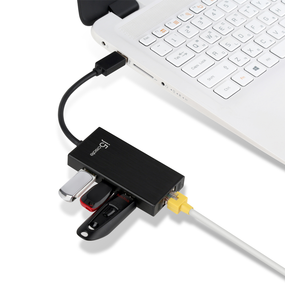 NEXT-JUH470 USB3.0 기가비트 랜카드 3포트 USB허브