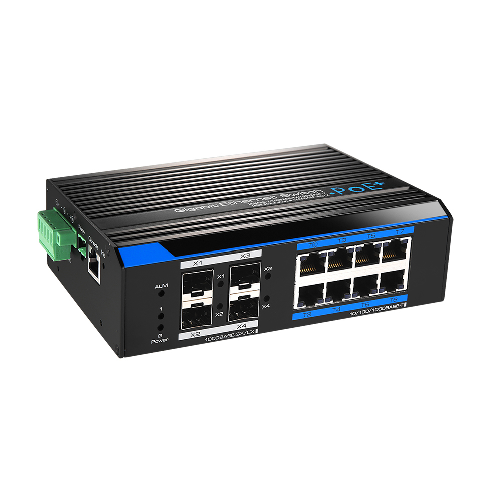NEXT-POE2812AU-240 산업용 8포트 기가 스위칭허브