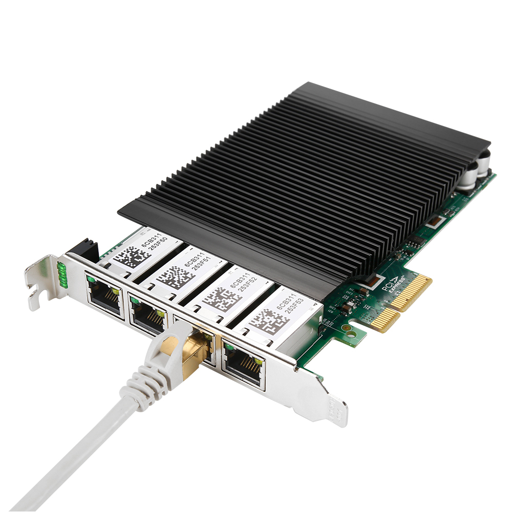 NEXT-POE3204EX4 산업용 POE PCI-E 4포트 기가랜카드