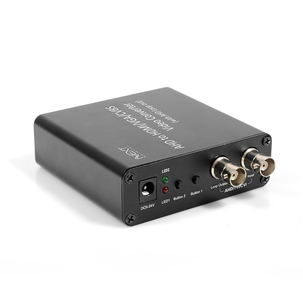 NEXT-1608AHD AHD to CVBS VGA HDMI 1대3 컨버터