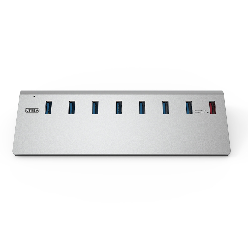 NEXT-319U3 USB3.0 알루미늄 8포트 스탠드형 USB허브