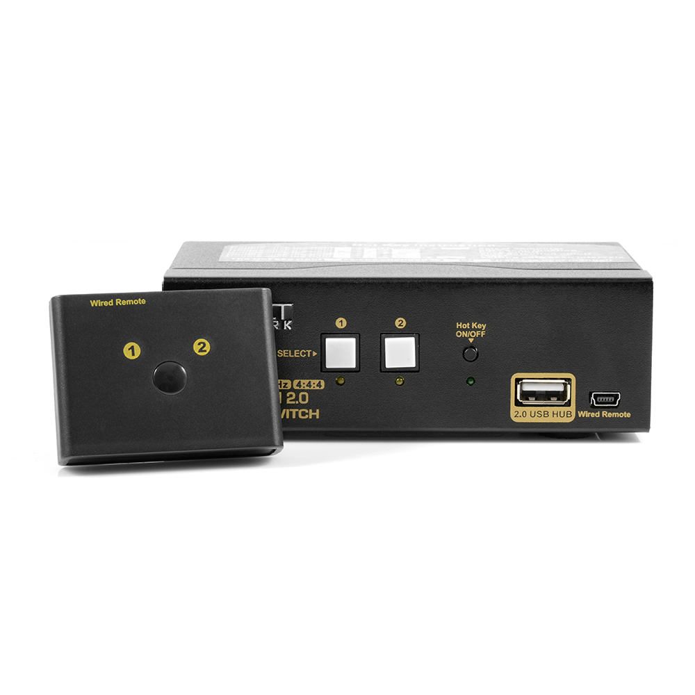 NEXT-7012KVM-KP 2포트 4K 2:1 USB HDMI KVM 스위치