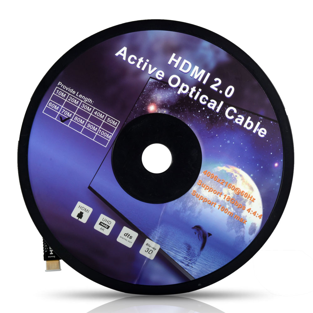 HDMI2.0 AOC 하이브리드 광케이블 200M