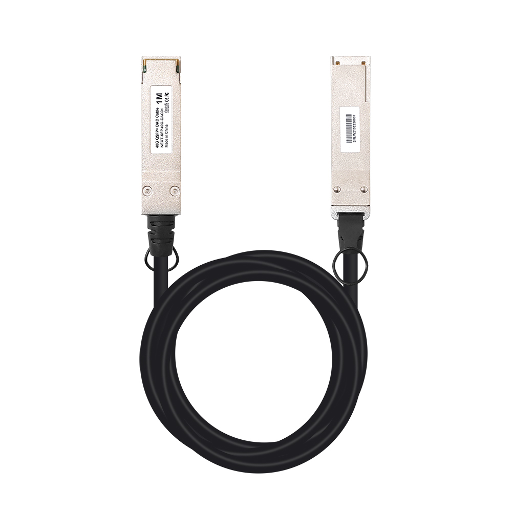 40G QSFP+DAC 지빅 일체형 1M 케이블
