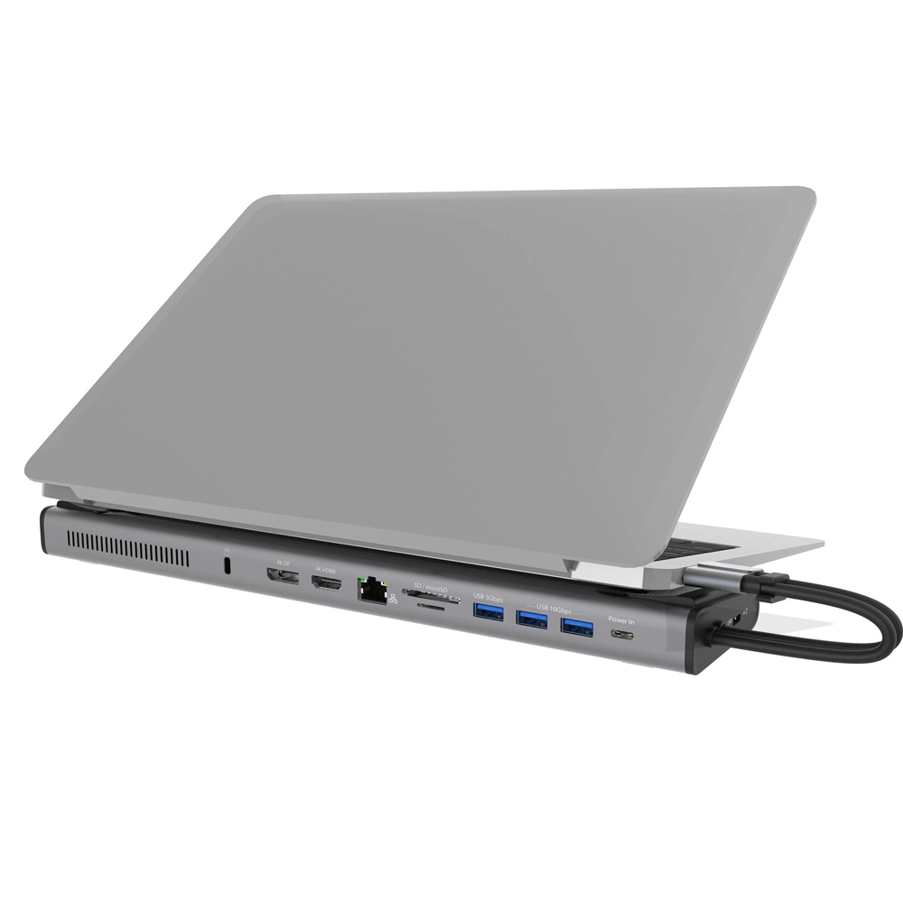 12 in 1 C타입 Gen2 10G PD100W 도킹스테이션