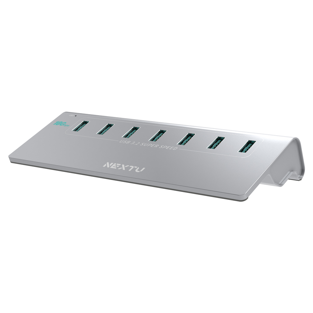 유전원 7포트 USB허브 USB3.2 GEN2 10G XT1301057