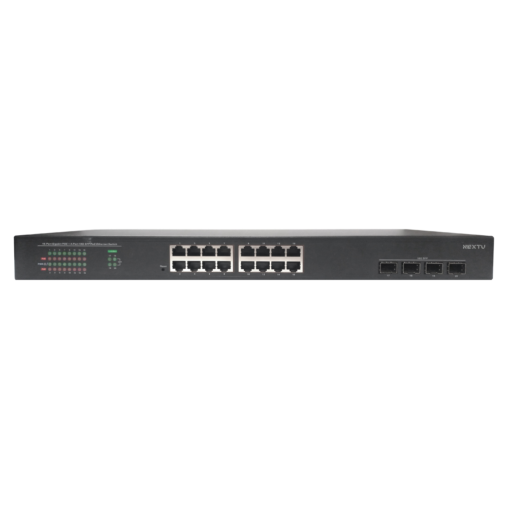 POE+ 16포트 10G 4SFP 250W 스위치 XT1003075