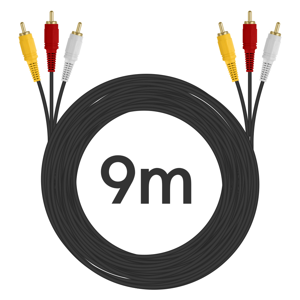 오디오비디오 3RCA to 3RCA케이블(MM) 9M