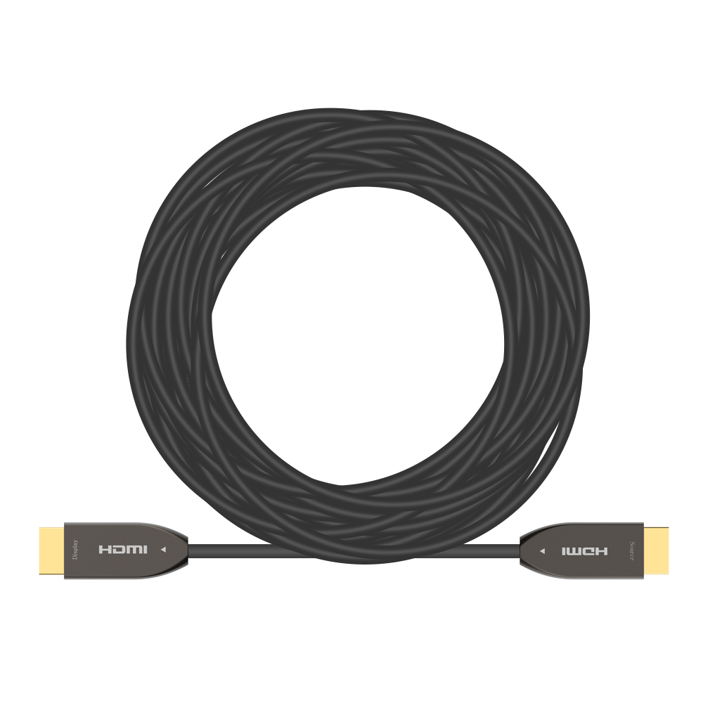 HDMI v2.1 UHD 8K Active Optical Cable 50M 최대 8K 60Hz 금도금 HDR 3중차폐 48G 대역폭