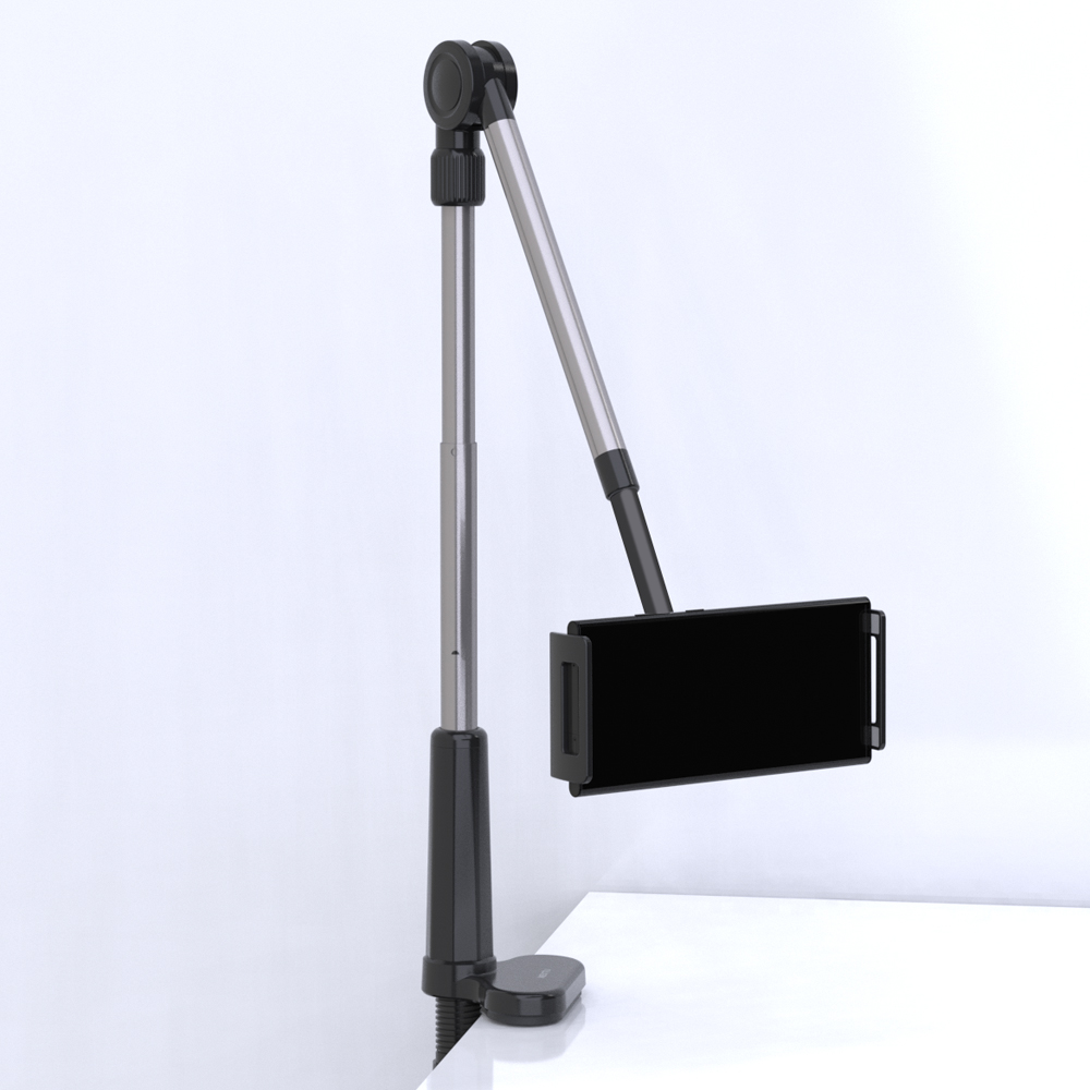 핸즈프리 관절형 스마트폰 태블릿 거치대 집게형 핸드폰 태블릿미포함
