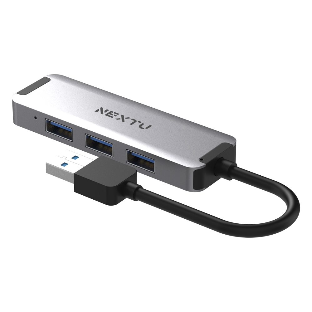 4포트 알루미늄 무전원 USB3.0허브 664U3