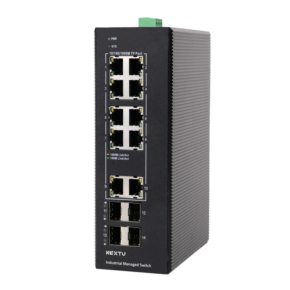 산업용 L2 10포트 2.5G 링 스위칭허브 3122MDTL2-25G