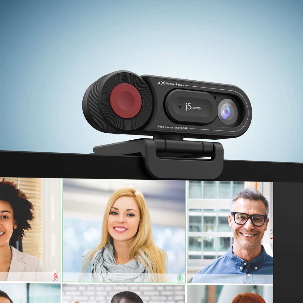 JVU250 풀HD 웹캠 오토&매뉴얼 포커스 스위치 탑재