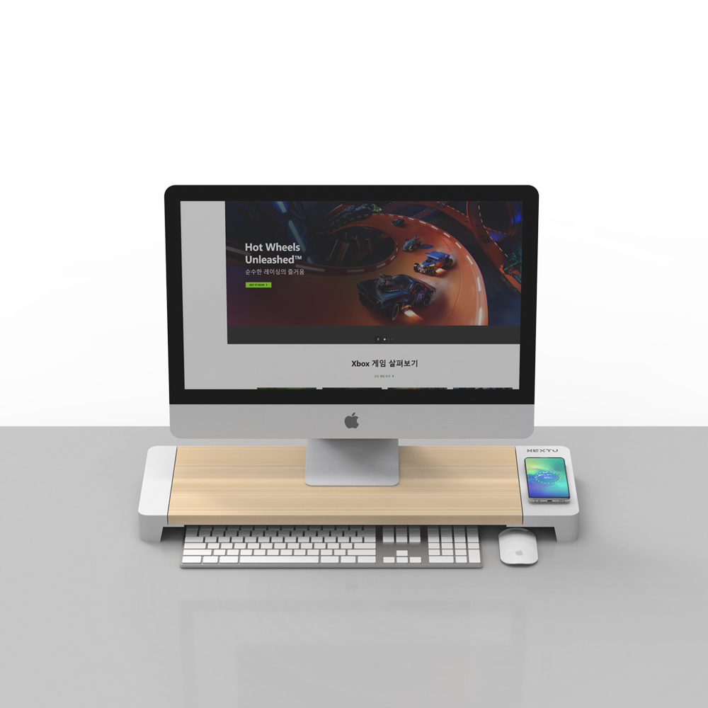 Smart Life 고속 무선충전 모니터 받침대