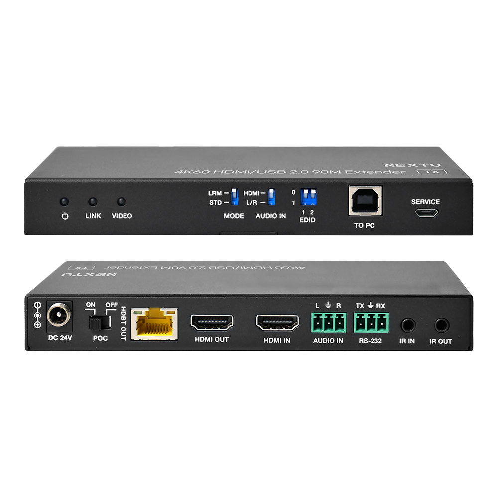 리오낵 4K60 HDMI KVM스위치 90m 리피터