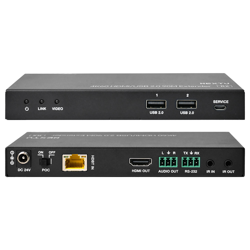 리오낵 4K60 HDMI KVM스위치 90m 리피터