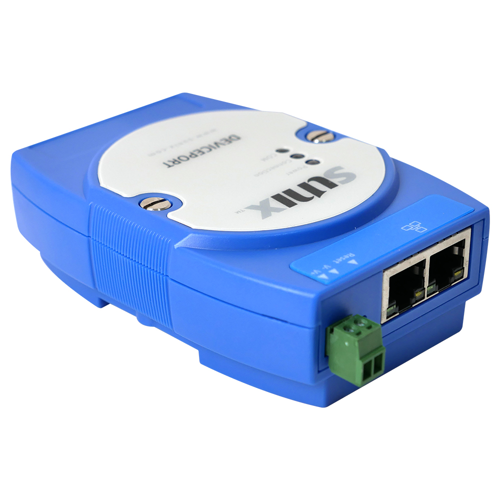 SUNIX 2포트 RJ45랜 to RS232 422 485 시리얼 컨버터 DPA301HTP