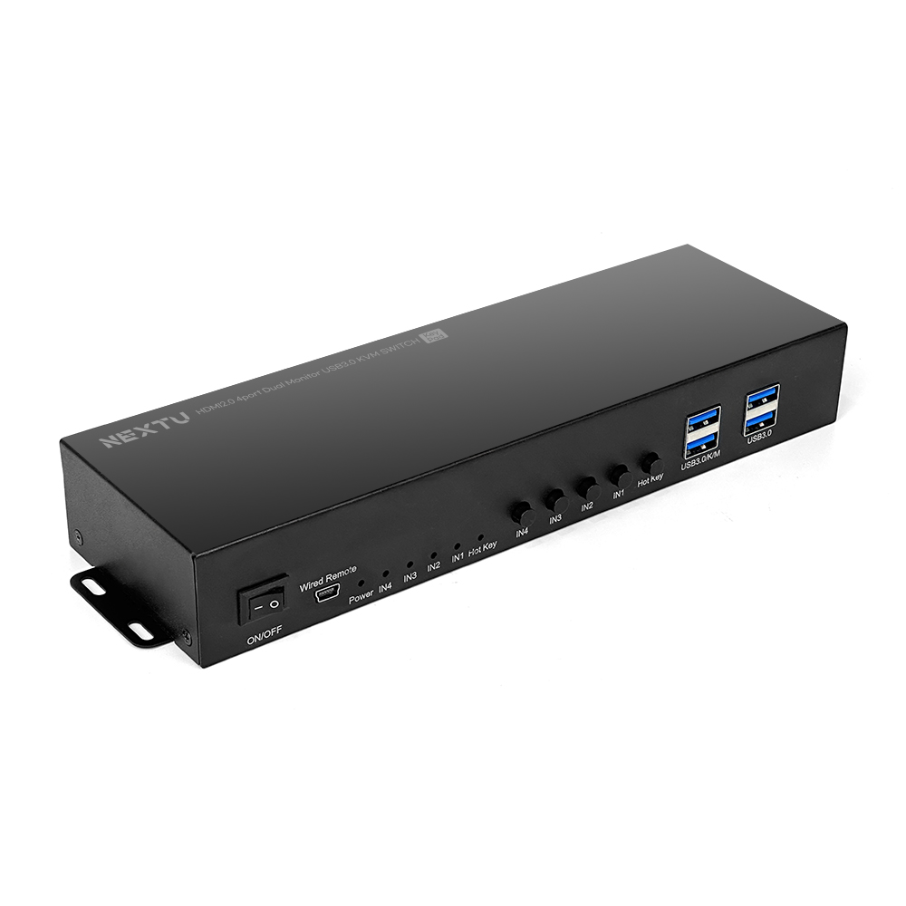 크마로 4:1 듀얼디스플레이 KVM스위치 8933KVM-DUAL