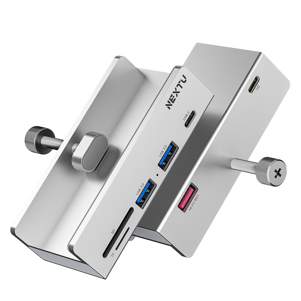 유바오 클립형 알루미늄 멀티포트 USB허브 9722U3-CLIP