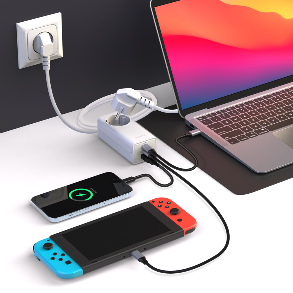 추오이 GaN 65W PPS C타입 접지 초고속 멀티 충전기 QC630GAN