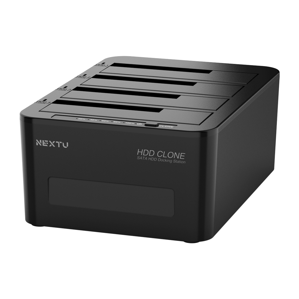 크이원 USB3.0 SSD HDD 도킹스테이션 4베이 하드복사기 864DCU3