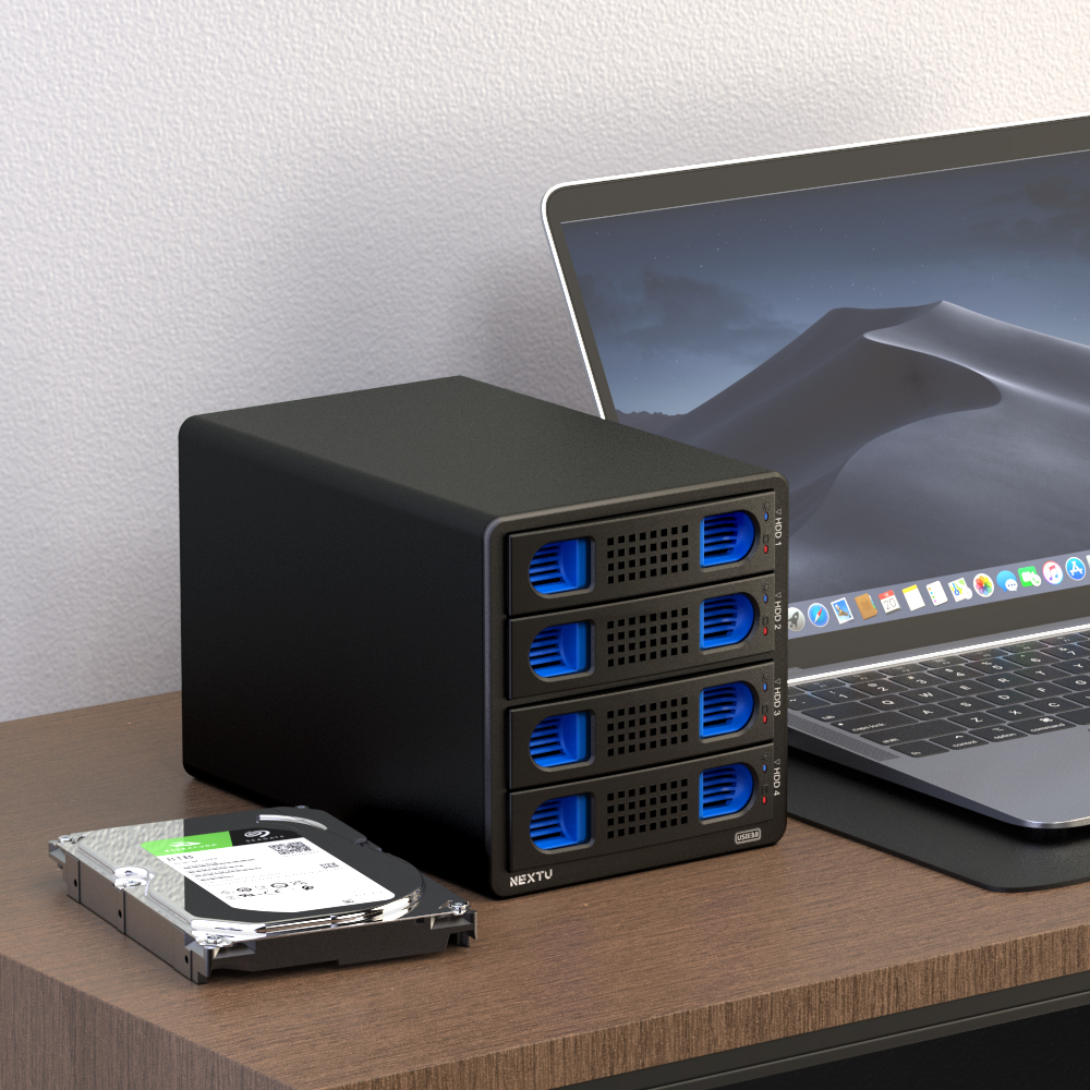 하비제 USB-C타입 4베이 DAS 외장하드 데이타 스토리지 924TC