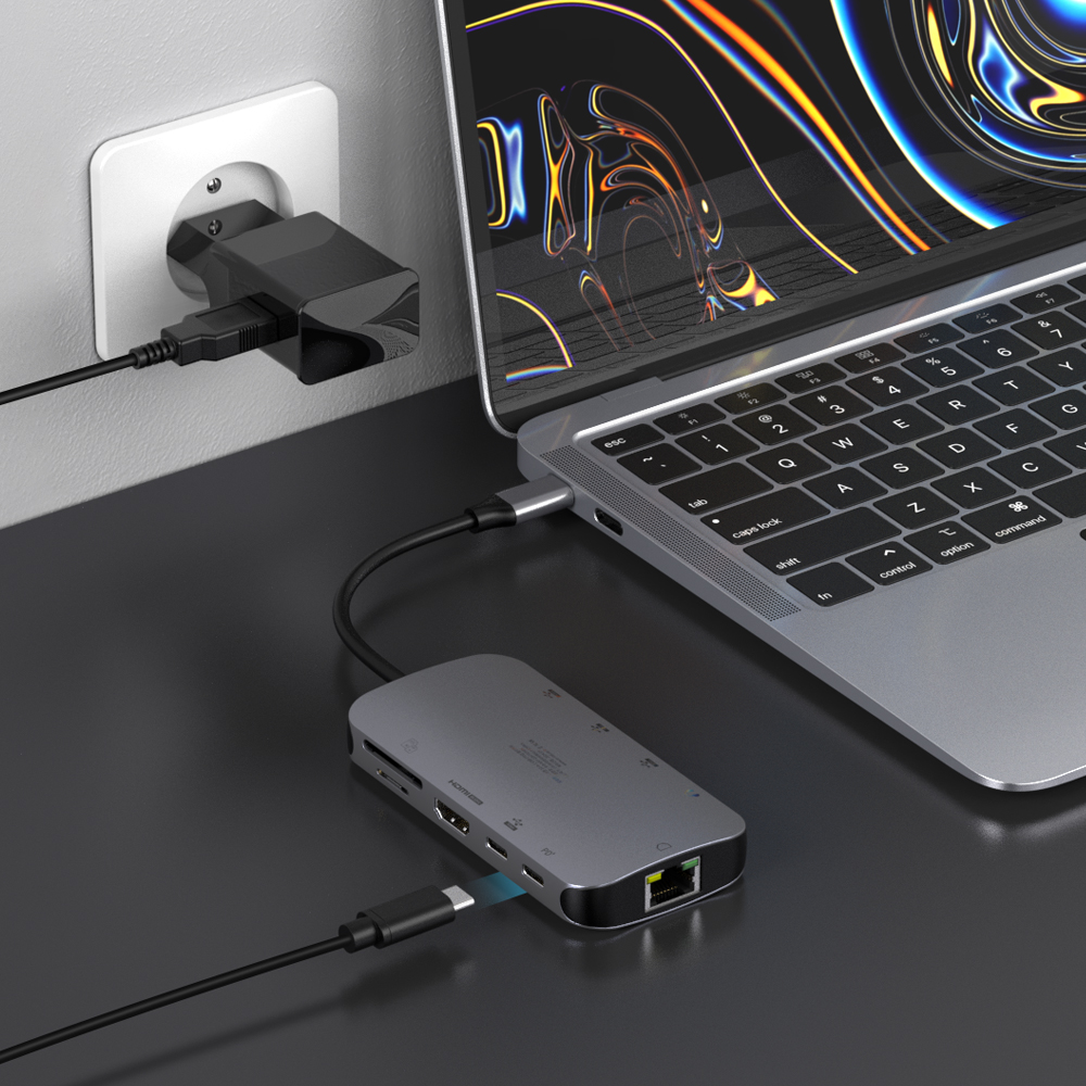 도크존 10in1 8K HDMI2.1 PD100W C타입멀티허브 2297TCH-8K