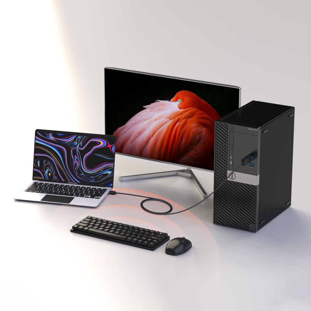 크라판 데이터공유 USB 링크 KM케이블 182KMU2