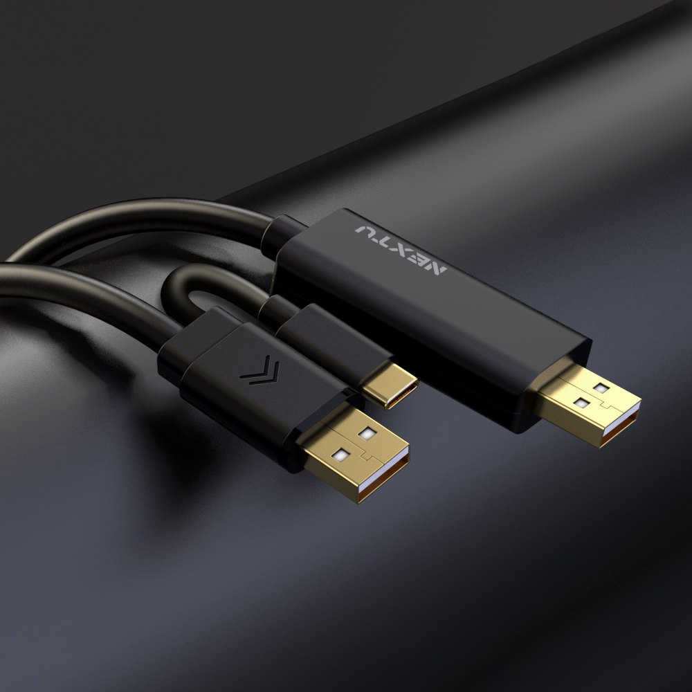 크라핑 데이터공유 C타입 USB 링크 KM케이블 184KMU2C