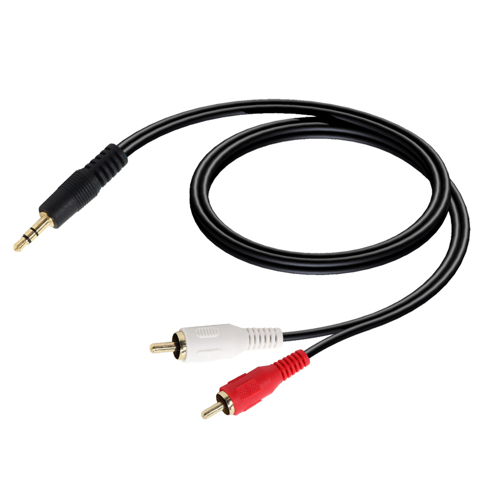 넥시 3.5 스테레오 2RCA 케이블 3M NX113