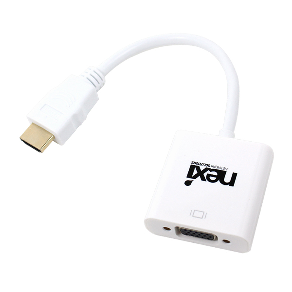 넥시 HDMI to VGA RGB 컨버터 오디오 미지원 NX358