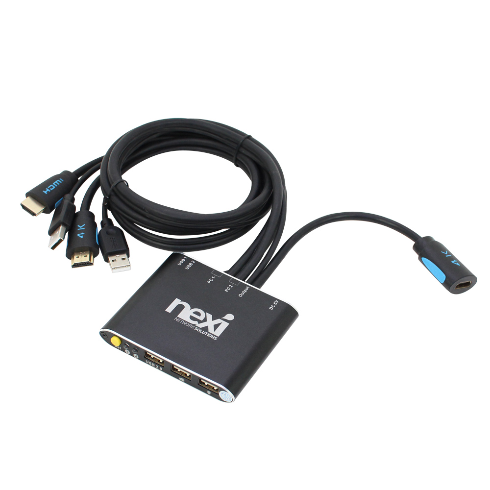 넥시 HDMI 2포트 KVM스위치 NX547