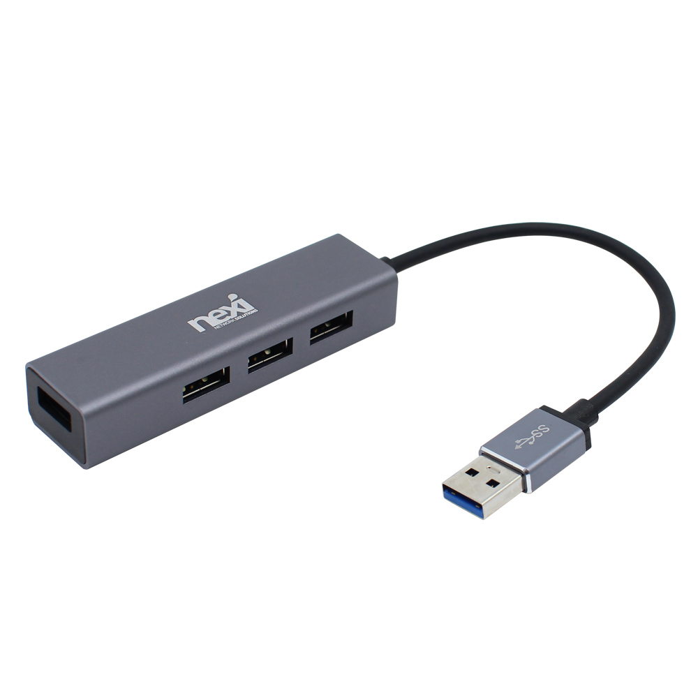 넥시 USB3.0 4포트 무전원 허브 NX696