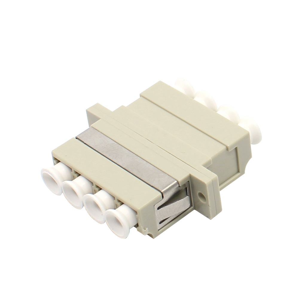 넥시 광아답타 광커플러 LC 4C-DP-MM 멀티모드 베이지 NX726