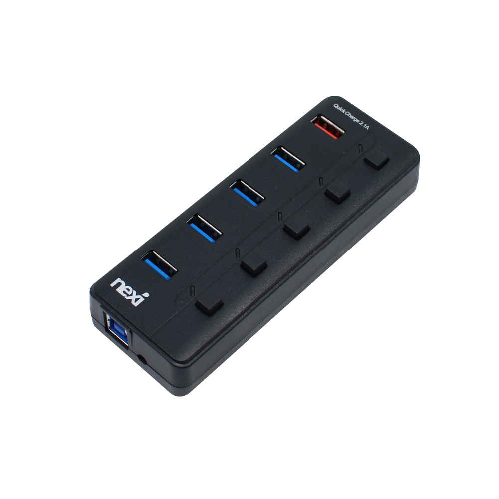 넥시 USB3.0 4포트 + 충전1포트 유전원허브 NX779