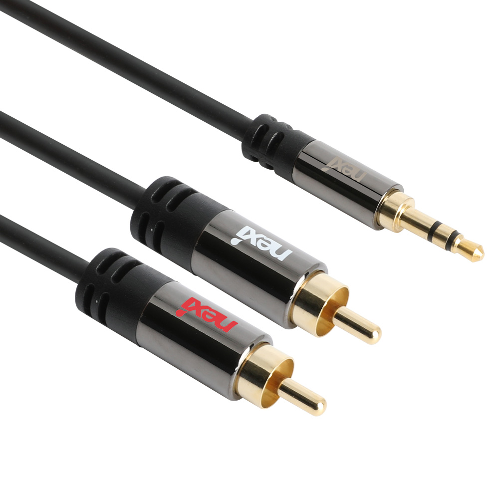 넥시 3.5mm 스테레오 2RCA 케이블 3M NX946