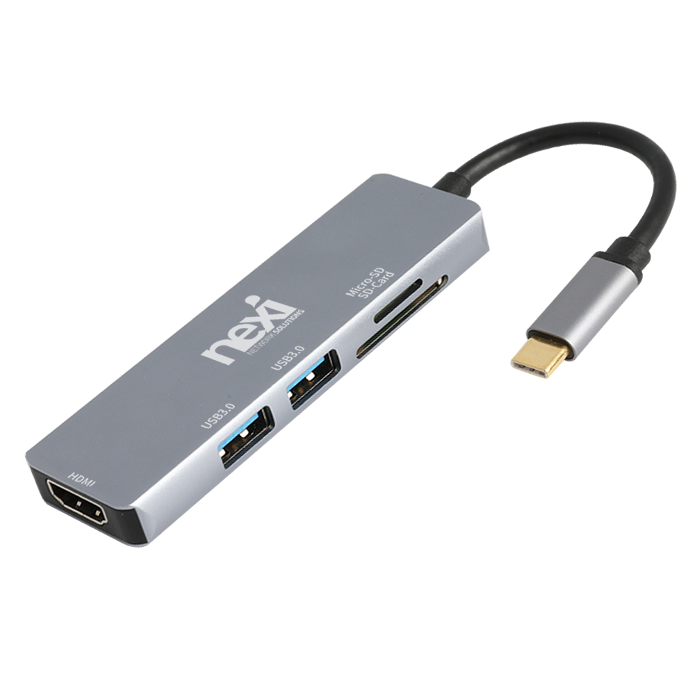넥시 5IN1 USB Type-C 멀티스테이션 NX1119