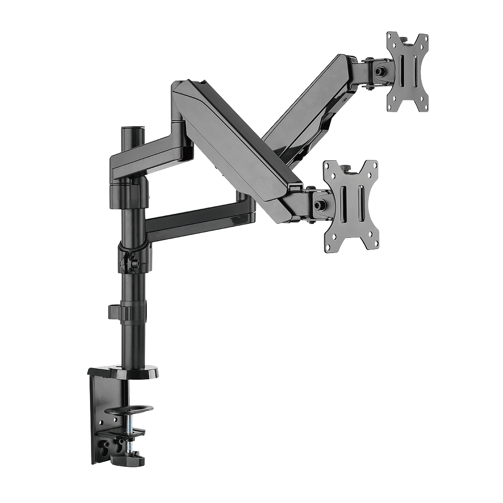 넥시 가스스프링 듀얼모니터 암 거치대 NX1193