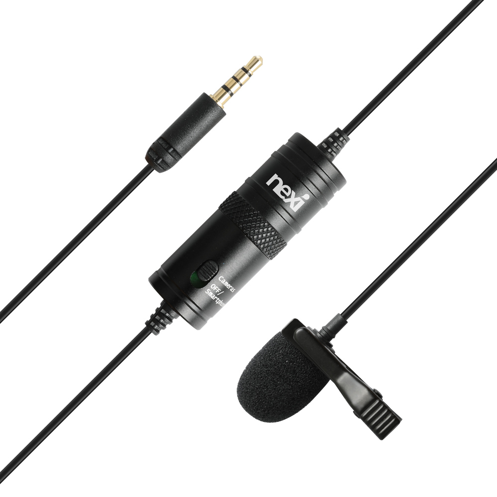 넥시 무지향성 콘덴서 핀마이크 NX1206