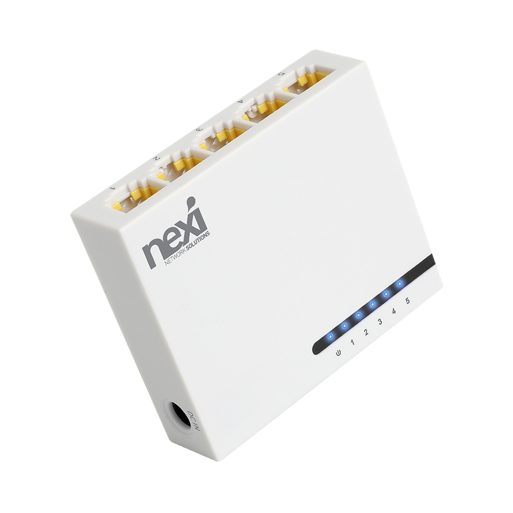 넥시 5포트 기가비트 스위칭 허브 NX1213