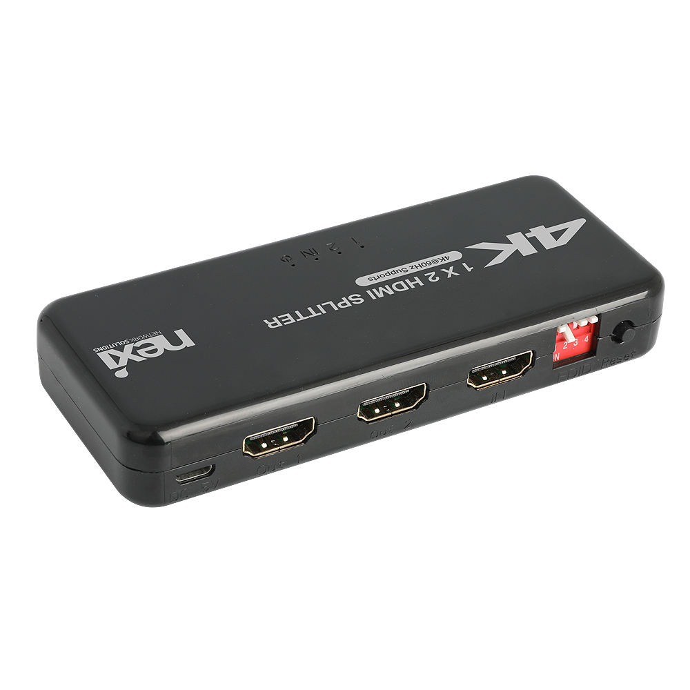 넥시 4K 1:2 HDMI 분배기 EDID NX1262