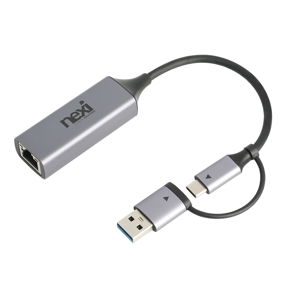 넥시 USB 젠더 C타입 유선랜카드 NX1273