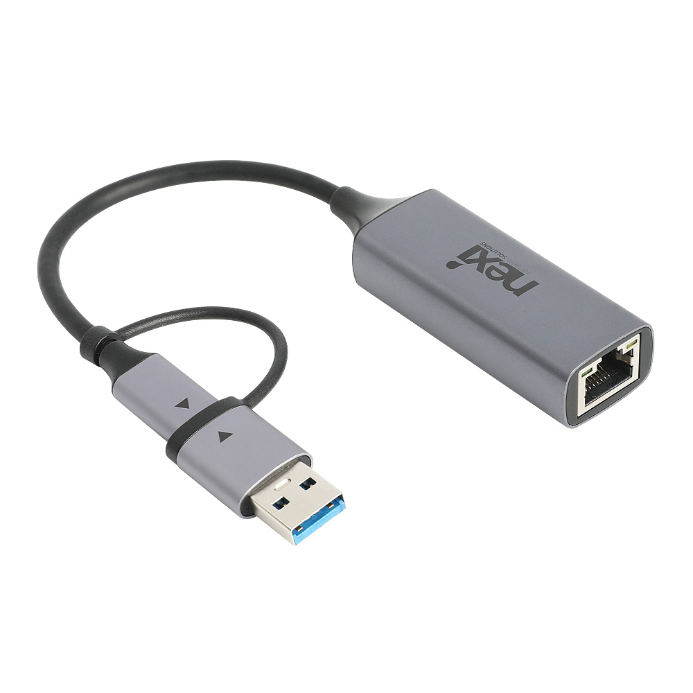 넥시 USB 젠더 C타입 유선랜카드 NX1273