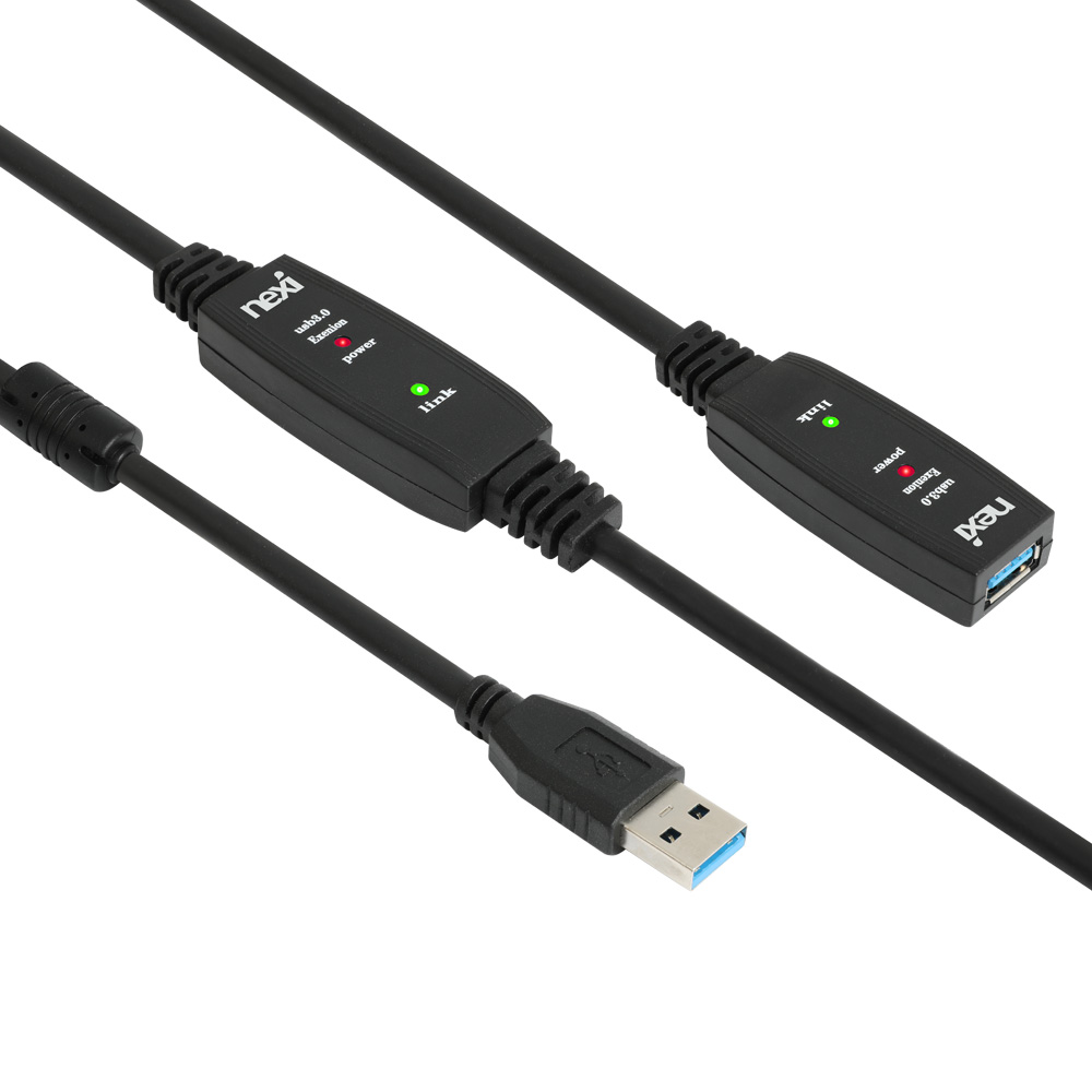 넥시 USB 3.0 연장 리피터 케이블 5M NX1300