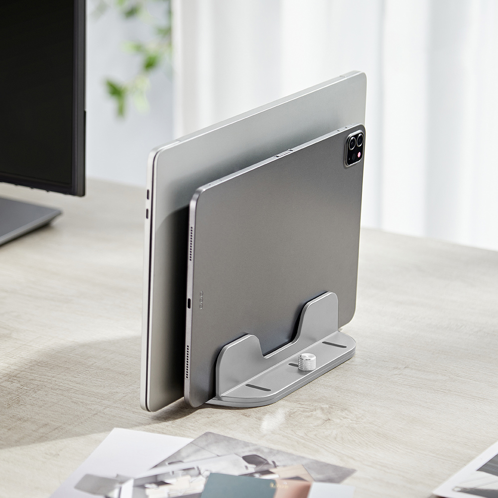 세로형 노트북 수직 거치대 태블릿 스탠드