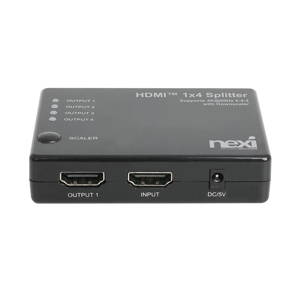 넥시 4K 1:4 HDMI 분배기 NX-4K0104SP-60L