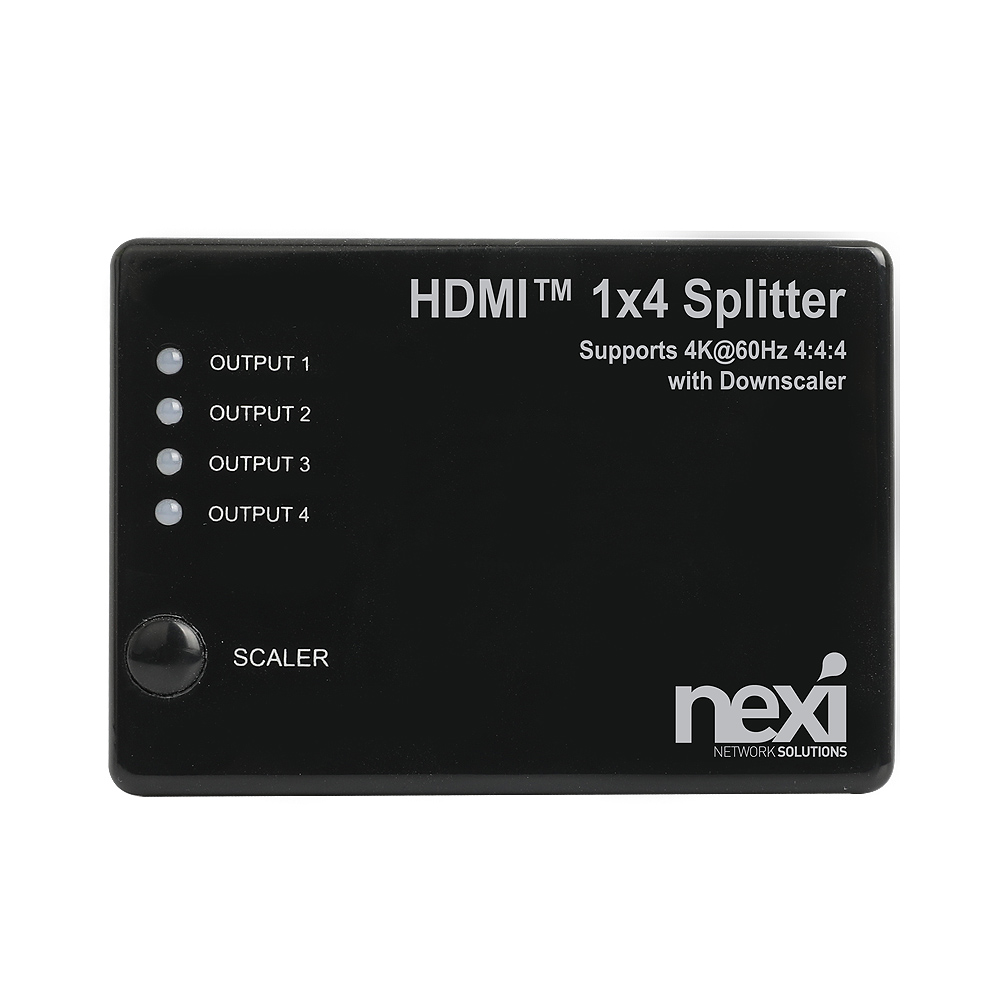 넥시 4K 1:4 HDMI 분배기 NX-4K0104SP-60L