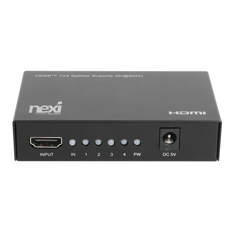 넥시 4K 1:4 HDMI 분배기 NX-4K0104SP-60C