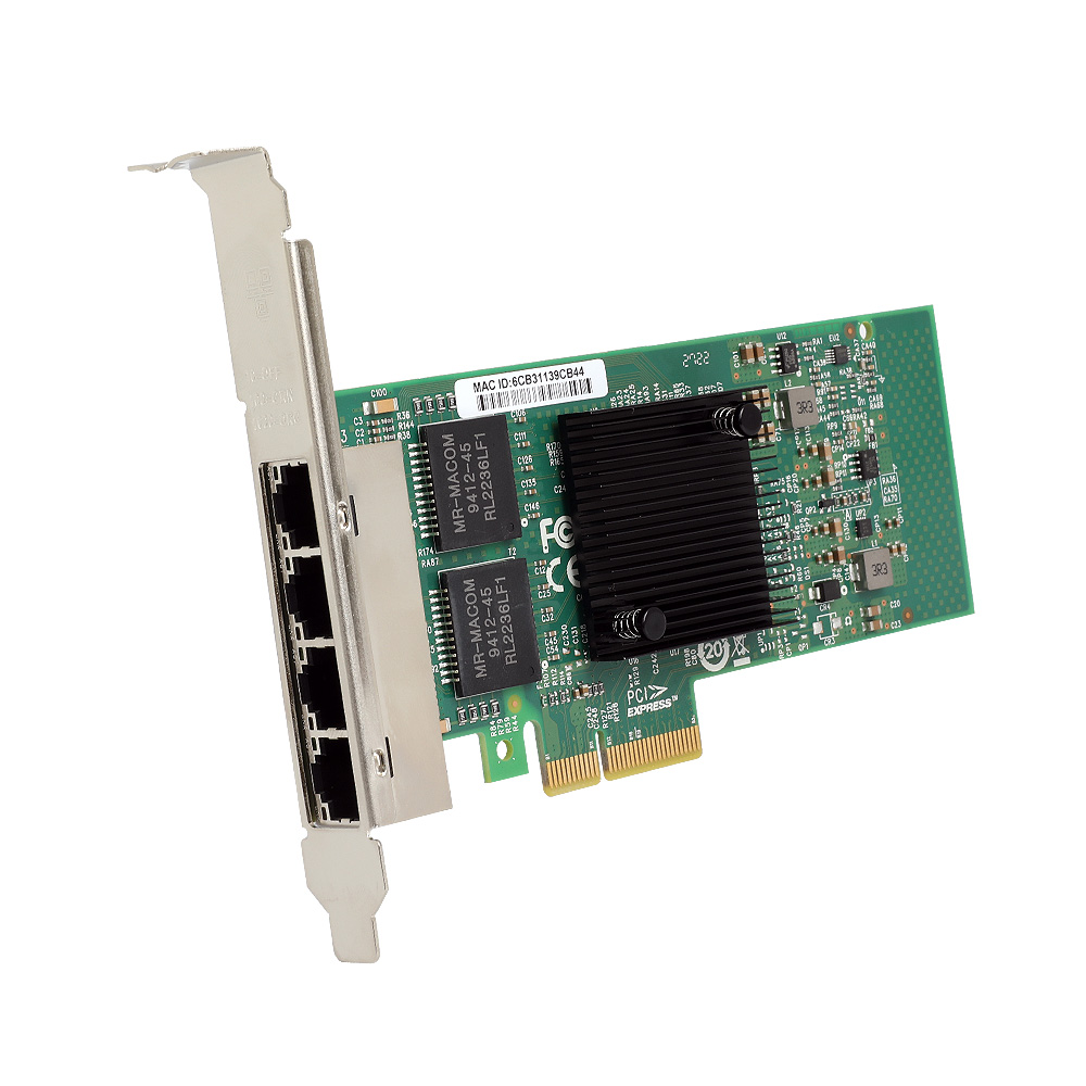 넥시 PCI 4포트 기가 서버 랜카드 NX-i350AM4 NX1311