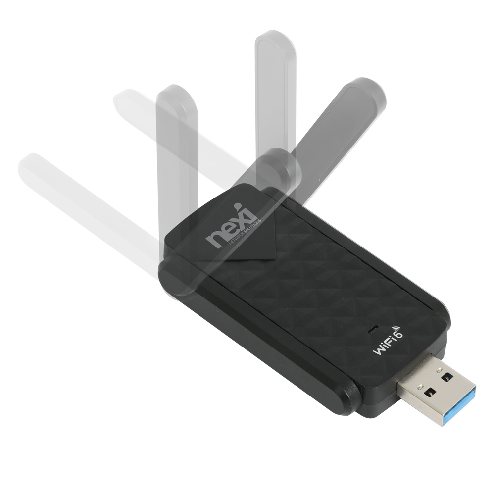 넥시 AX1800 WiFi6 듀얼밴드 USB 무선랜카드 NX1318